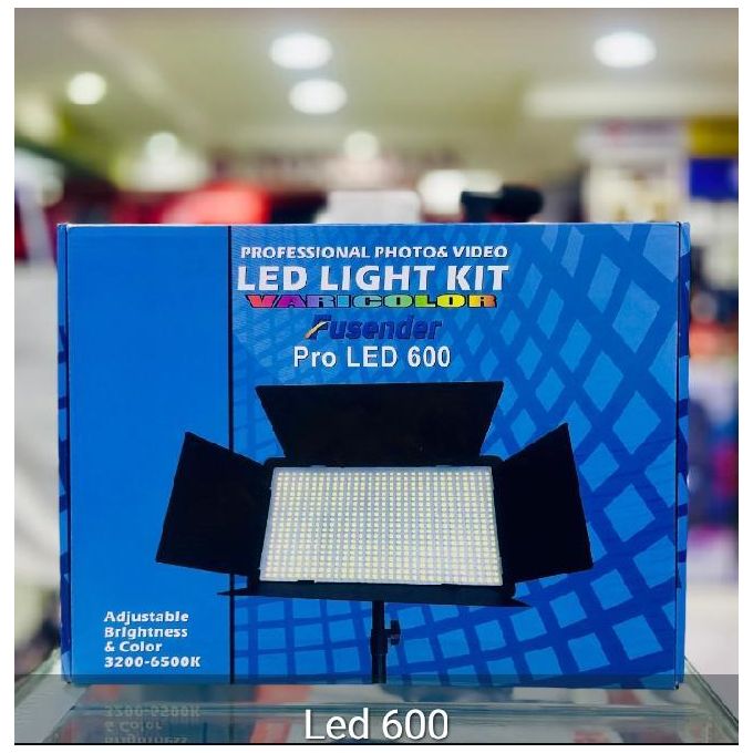 Fusender Varicolor Pro LED 600 Professional Photo & Video LED Light Kit