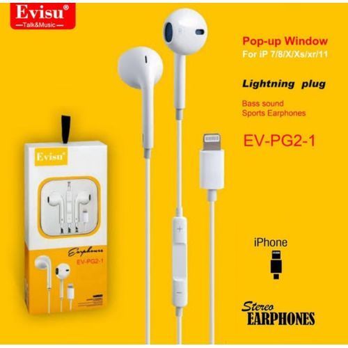 Evisu EV-PG2-1 Lightning Stereo Earphones
