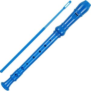 Generic 8-Hole Soprano Descant Recorder Flute with Cleaning Rod