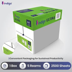 Indigo Ultima Multipurpose A4 White Copy Paper Box (5 Reams / 2500 Sheets)