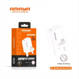 Amaya Type C Charger Head 25W Fast Charging