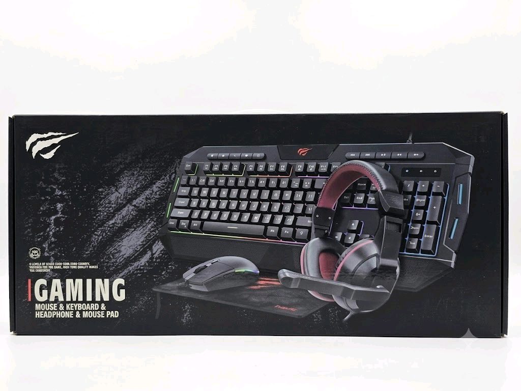 HAVIT Gamenote 4-in-1 Gaming Kit (Keyboard, Mouse, Headphone & Mouse Pad)