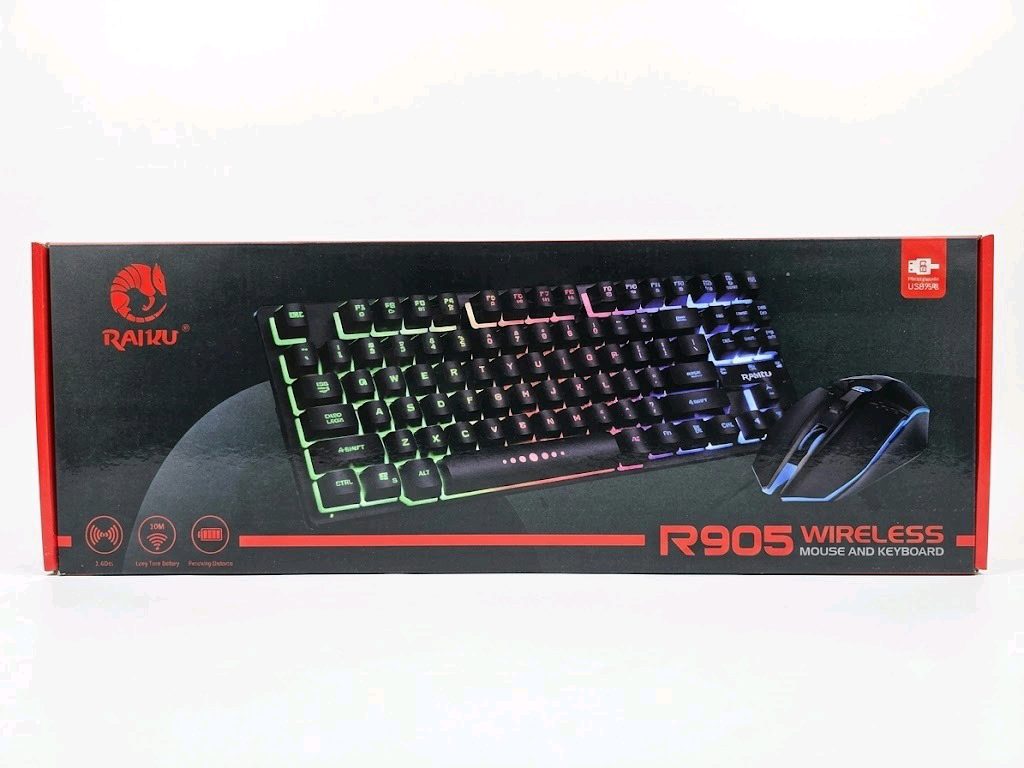 Raiku R905 Wireless Mouse and Keyboard Combo