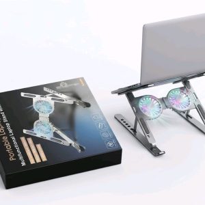 Portable Multifunctional Laptop Stand with RGB Fans