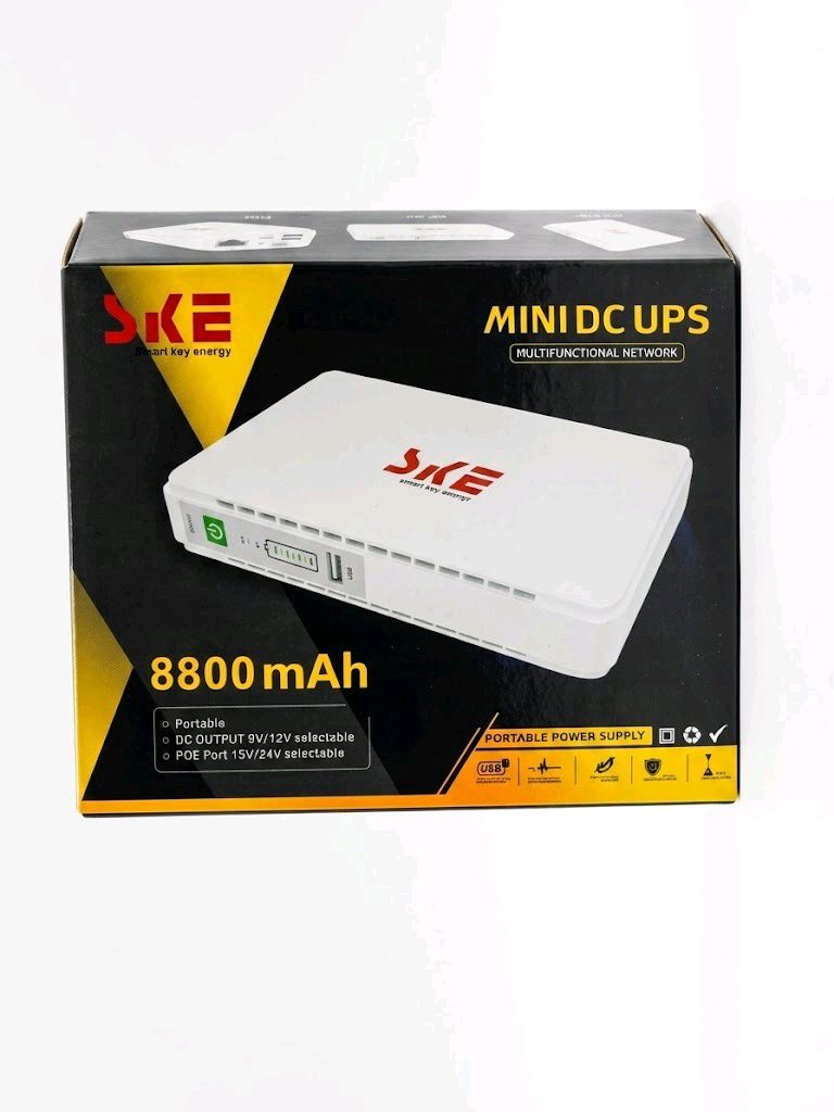 SKE Mini DC UPS Multifunctional Network Power Supply