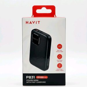 HAVIT PB31 10000mAh Power Bank with Fast Charging