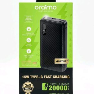 Oraimo Traveler 15 20000mAh 15W Fast Charging Power Bank