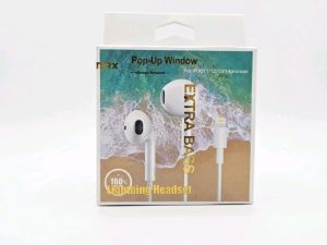 JAMAX Extra Bass Pop-Up Window Lightning Headset