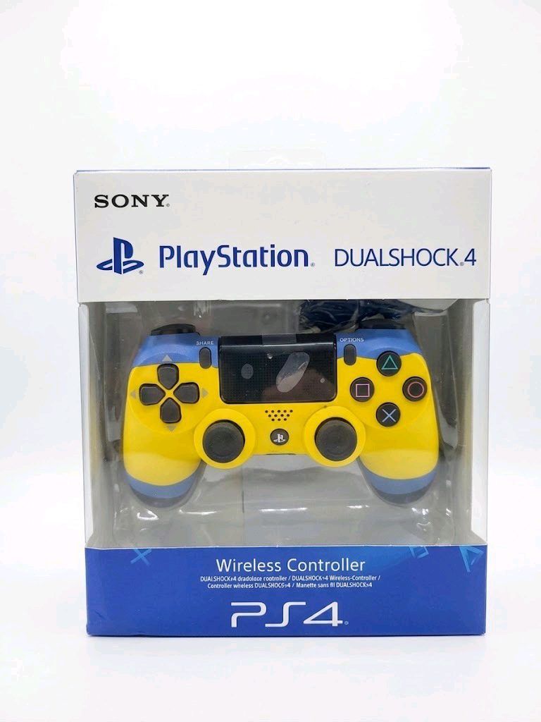 Sony PlayStation 4 DualShock 4 Wireless Controller (Yellow/Blue Edition)
