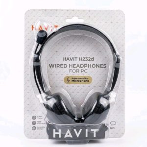 HAVIT H232d USB Wired On-Ear Headset with Microphone