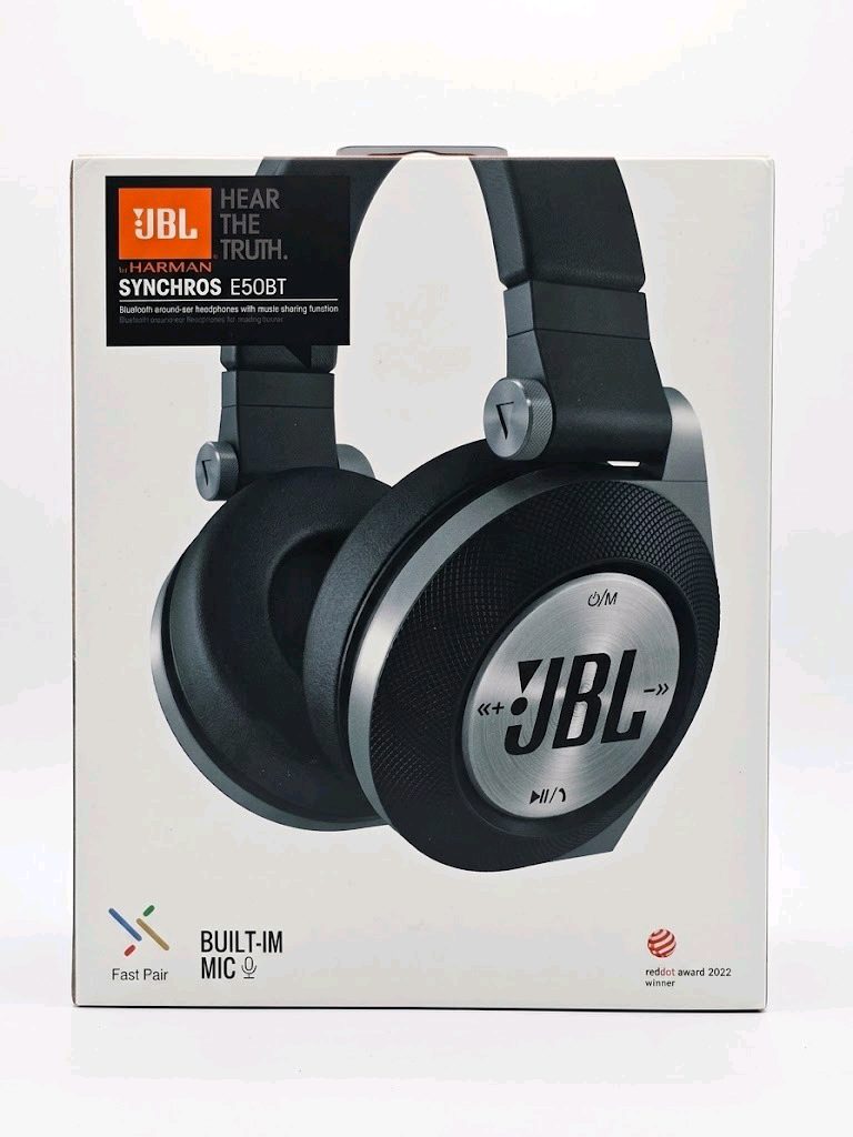 JBL Synchros E50BT Wireless Over-Ear Bluetooth Headphones