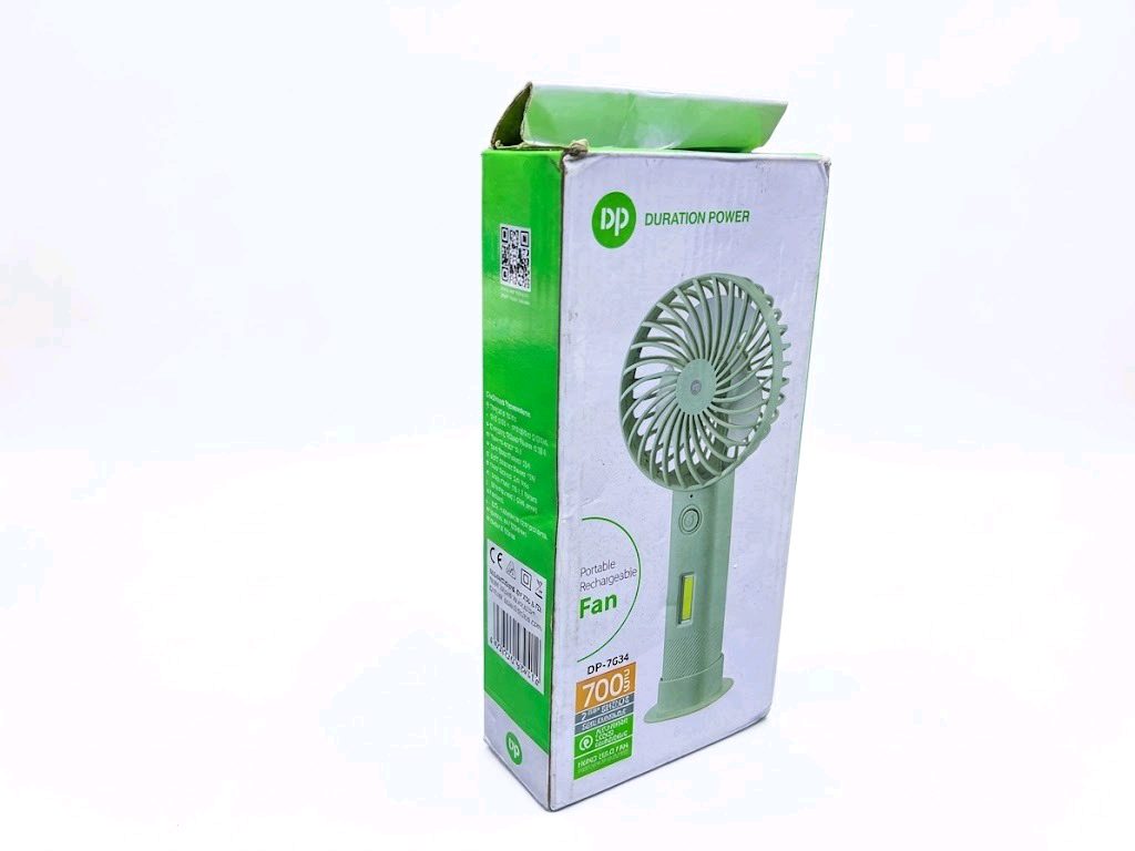 DP Duration Power Portable Rechargeable Handheld Fan (DP-7634)