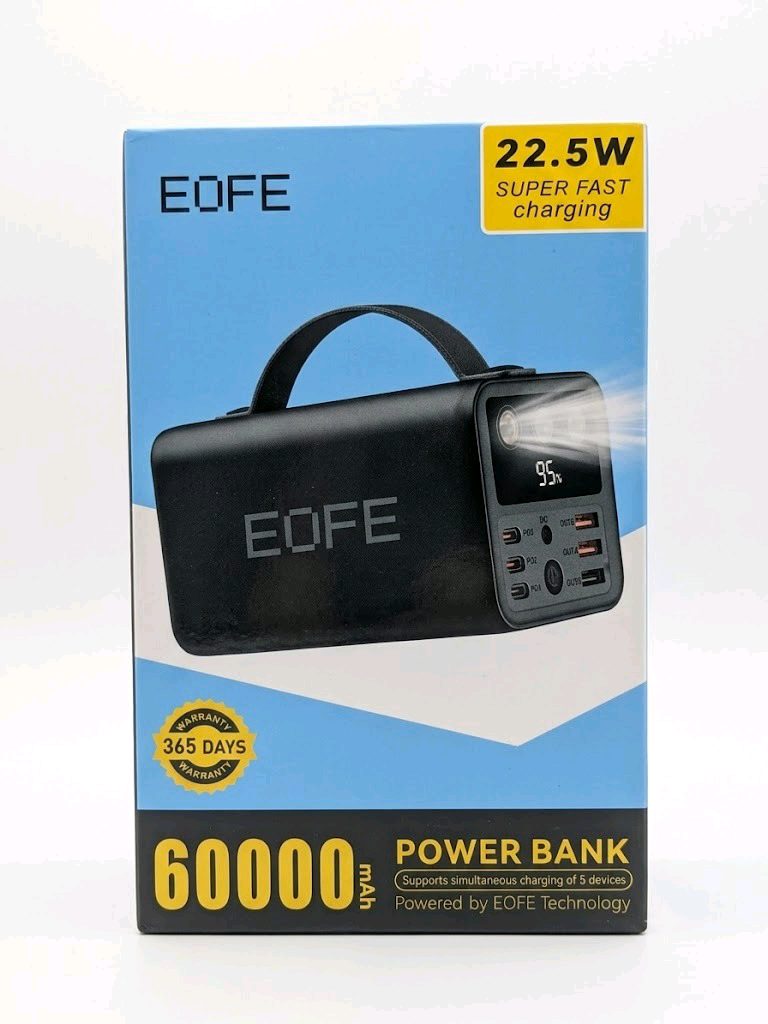 EOFE 60000mAh 22.5W Super Fast Charging Power Bank