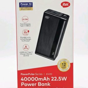 itel PowerPulse Series A1490 40000mAh 22.5W Power Bank