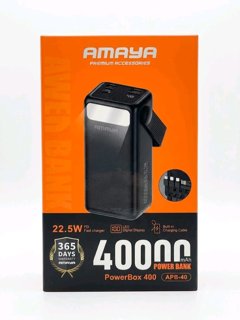 AMAYA PowerBox 400 APB-40 40000mAh 22.5W Power Bank
