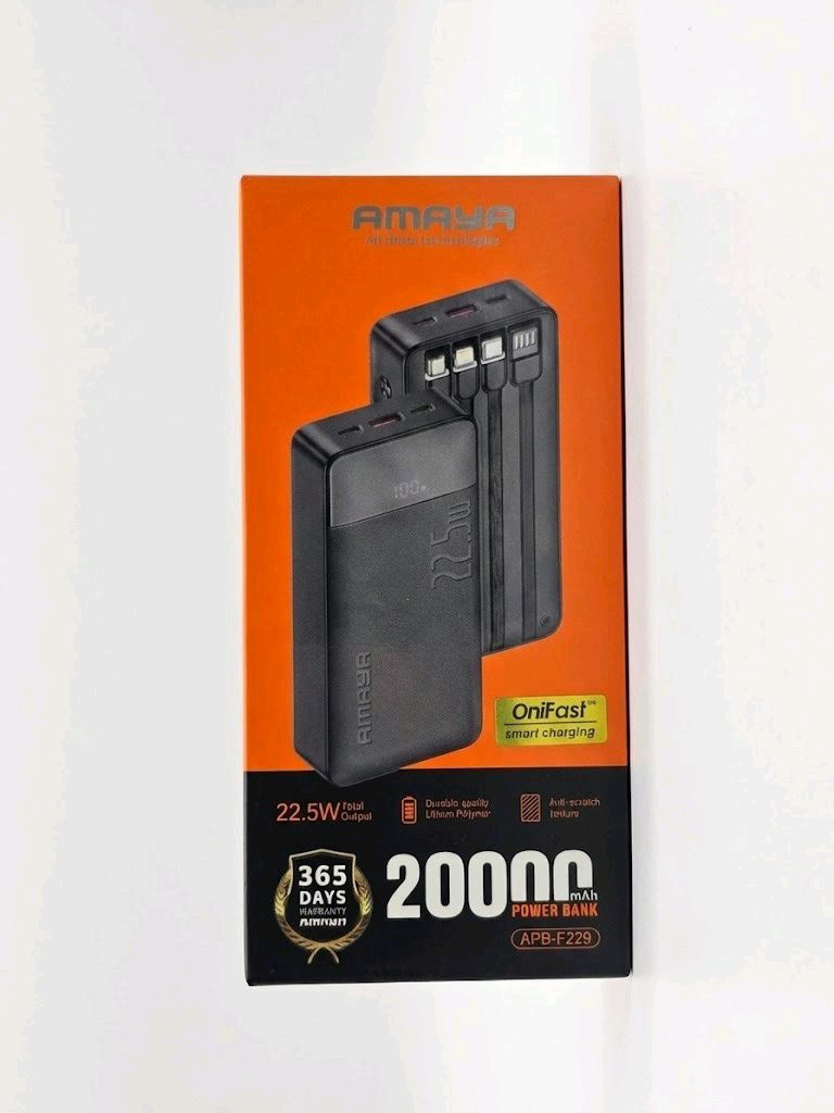 AMAYA 20000mAh 22.5W Power Bank (APB-F229)