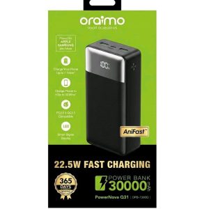 oraimo PowerNova Q31 30000mAh 22.5W Fast Charging Power Bank