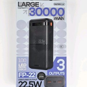 Remax FP-22 30000mAh 22.5W Fast Charging Power Bank
