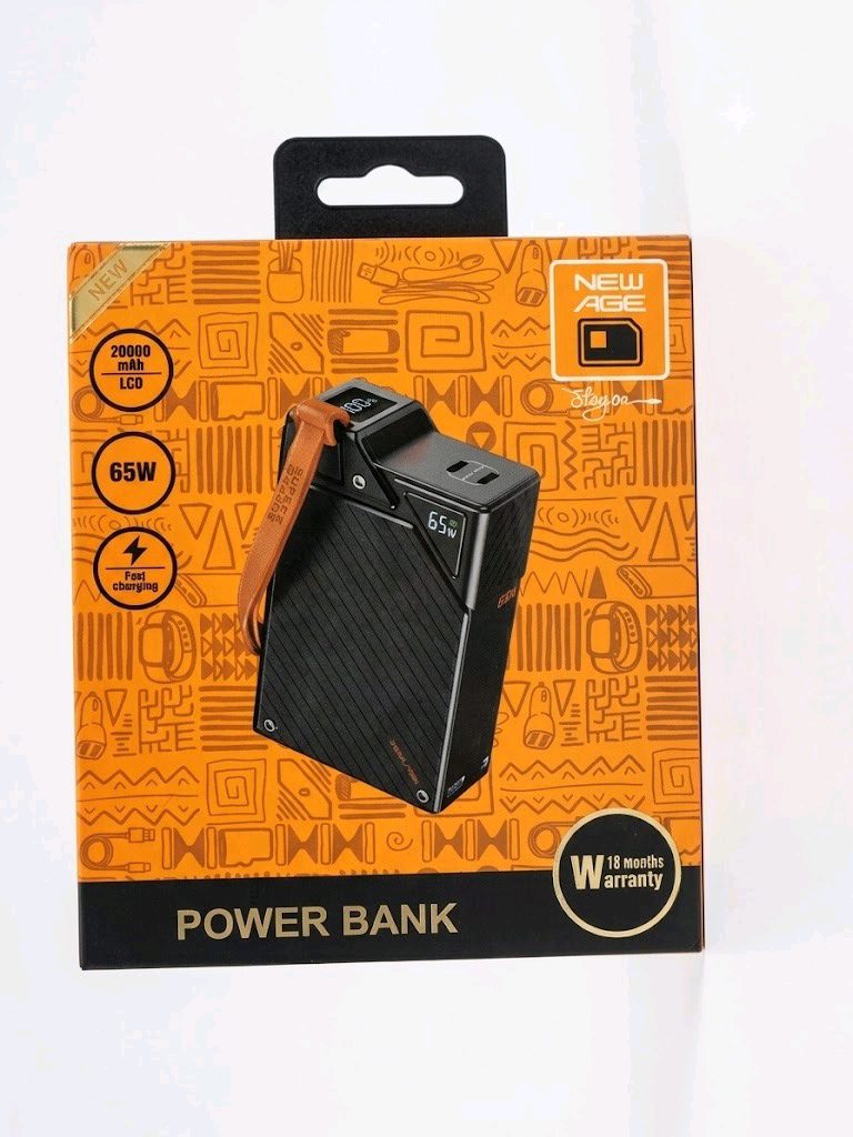 New Age 65W 20000mAh Power Bank