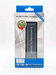 M.2 SSD to USB 3.1 Enclosure (NGFF & NVMe 2-in-1)