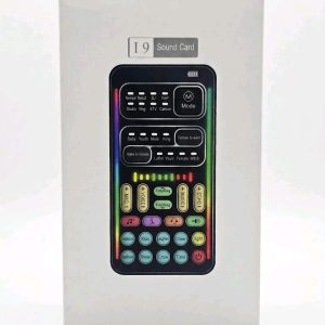 I9 Portable Mini Live Sound Card & Voice Changer Device