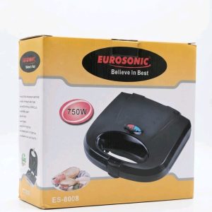 Eurosonic ES-8008 750W 2-Slice Bread Toaster and Sandwich Maker