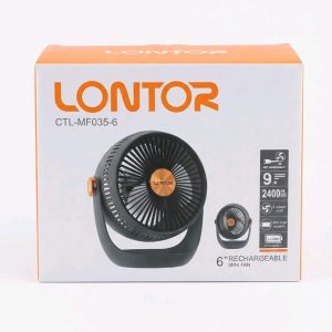 Lontor CTL-MF035-6 6 Inch Rechargeable Mini Fan