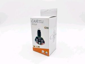 M19 Car MP3 Player & Wireless Bluetooth FM Transmitter with 38W Fast Charger