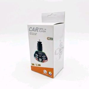 M19 Car MP3 Player & Wireless Bluetooth FM Transmitter with 38W Fast Charger