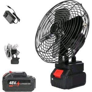 HS-18088 48V Lithium-Ion Rechargeable Battery Fan