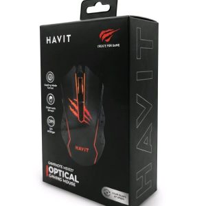 Havit Gamenote MS1027 Optical Gaming Mouse, Wired, Black