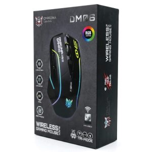 Onikuma DM06 Tri-Mode RGB Wireless Gaming Mouse, Black