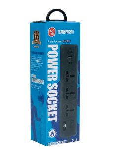 Transparent TB-T13 Power Socket / Power Strip