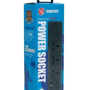 Transparent TB-T13 Power Socket / Power Strip